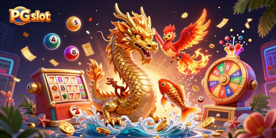 Spin the reels with PG slot featuring dynamic symbols, vibrant characters, and a lucky atmosphere.
