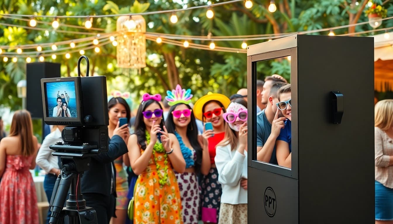 How a Photo Booth Rental Engages Guests at Any Event
