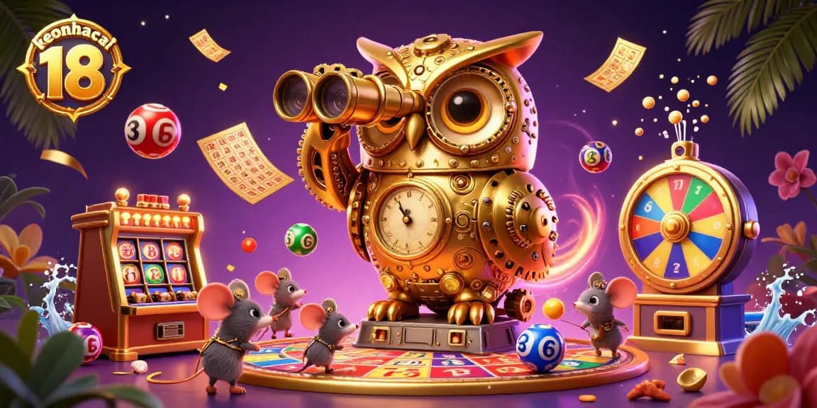 Engage in thrilling games at keonhacai 18 with dynamic visuals of a casino atmosphere and energetic gaming elements.