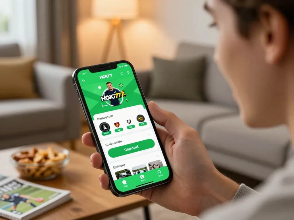 Orang yang tertarik menjelajahi tautan hoki77 untuk taruhan online di ruang tamu yang hidup.