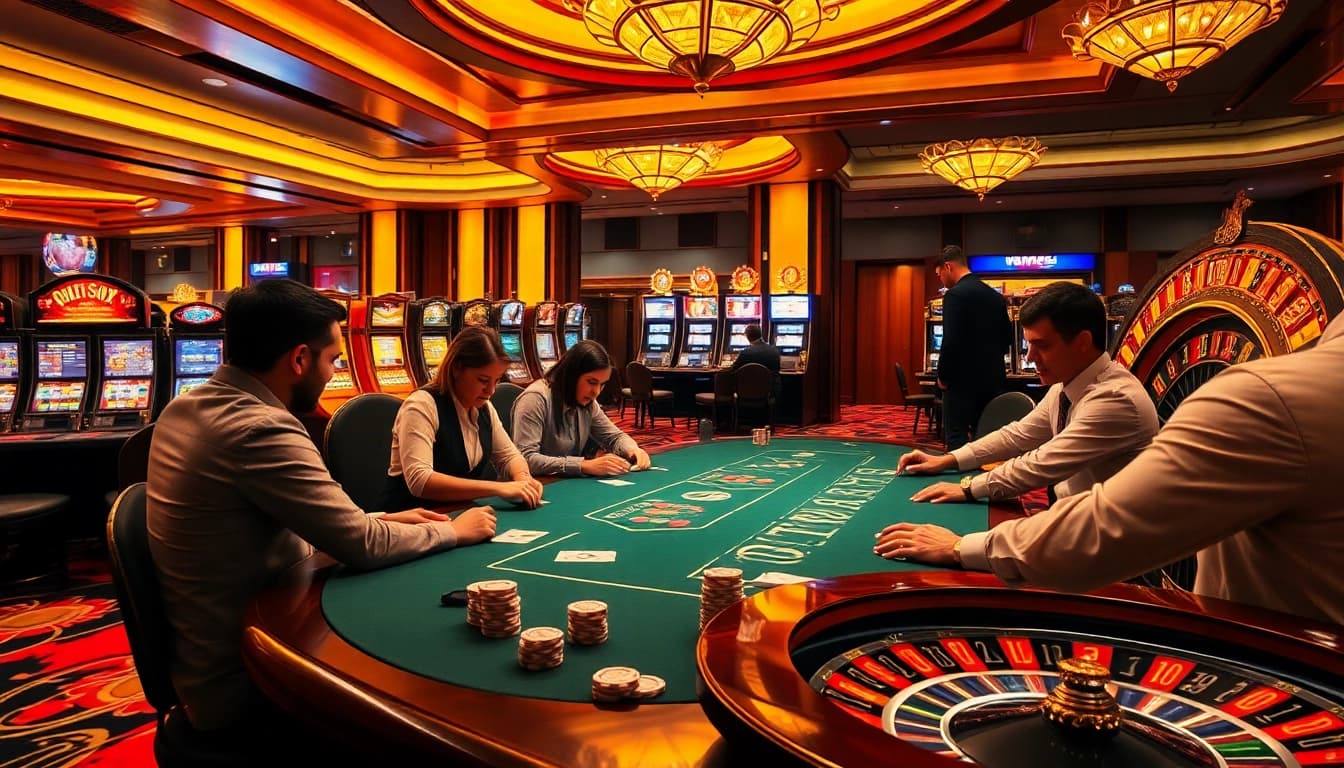 Experience the thrill of gambling with kjc xx88 at an exciting poker table.