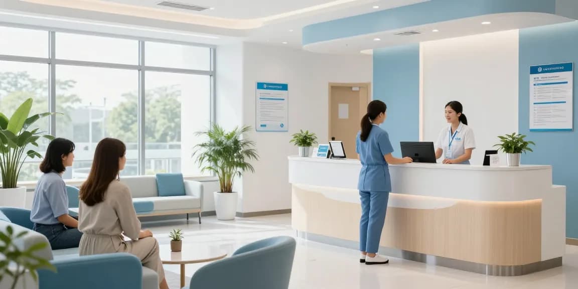 Hair transplant istanbul consultation with healthcare provider in a welcoming health clinic.