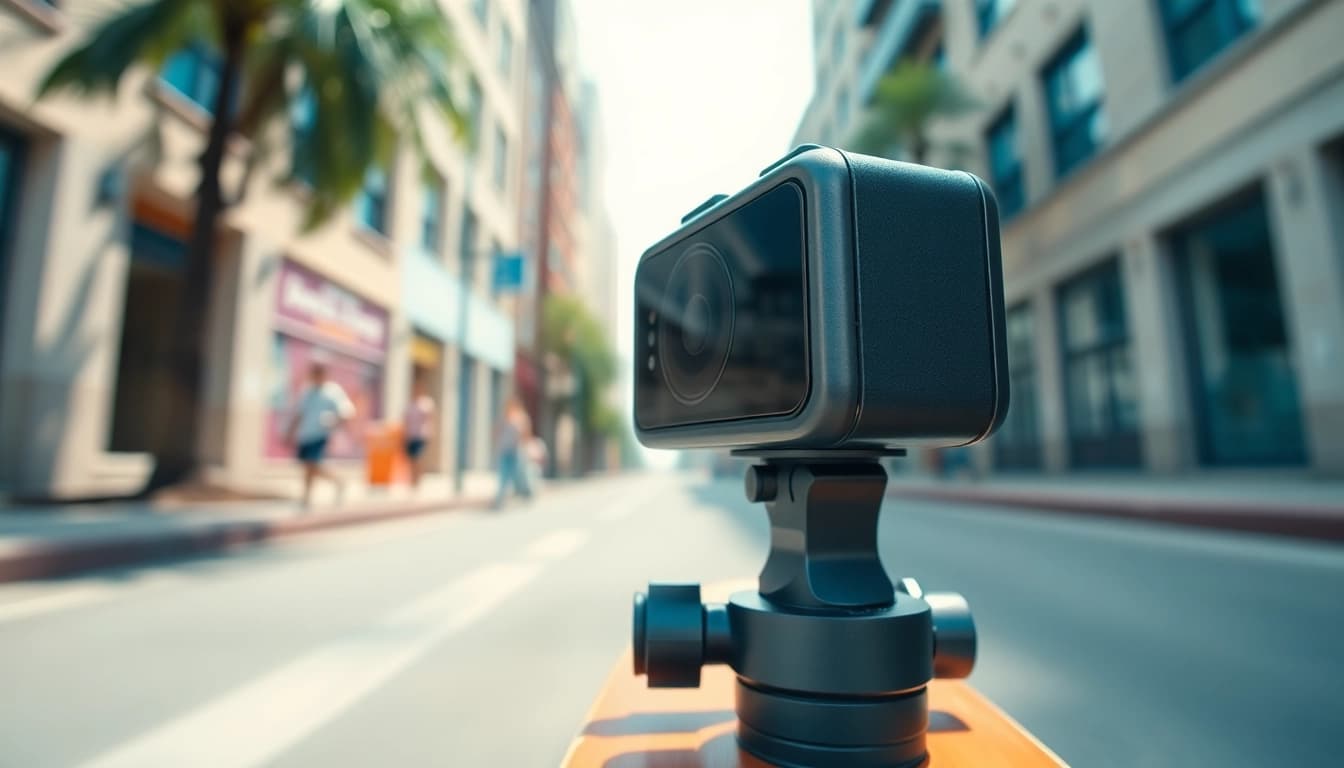 Experience the insta360 antigravity a1's stability with dynamic skateboard action.
