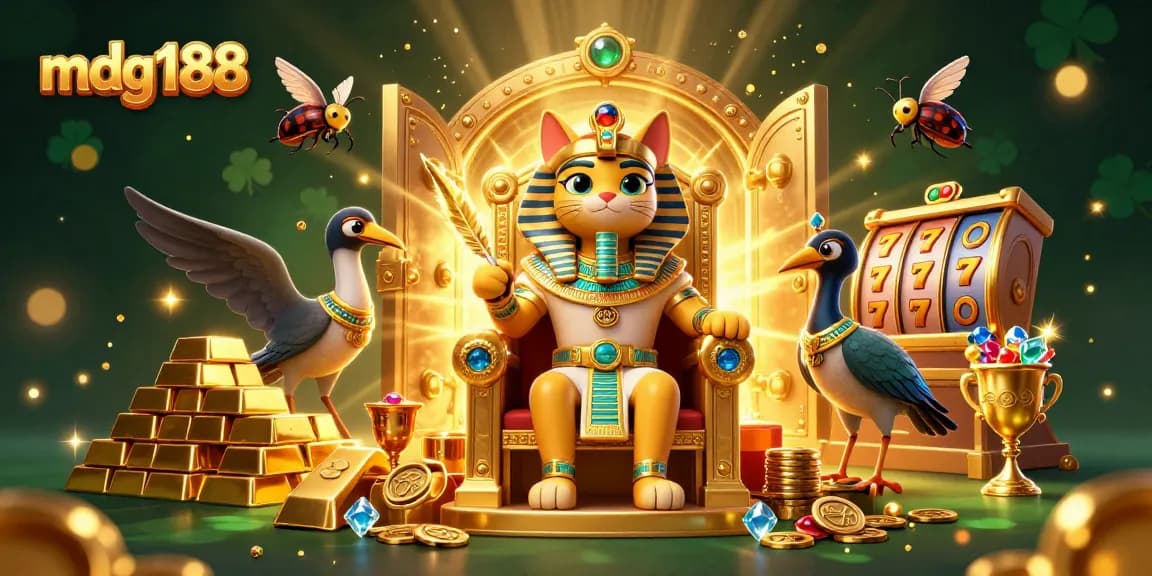 Engage with thrilling slot games at mdg188 with stunning visuals of gold treasures and lucky symbols.