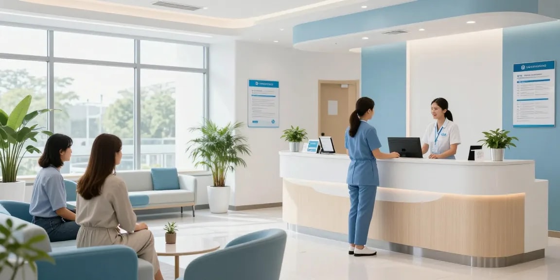 Hair transplant istanbul consultation with healthcare provider in a welcoming health clinic.