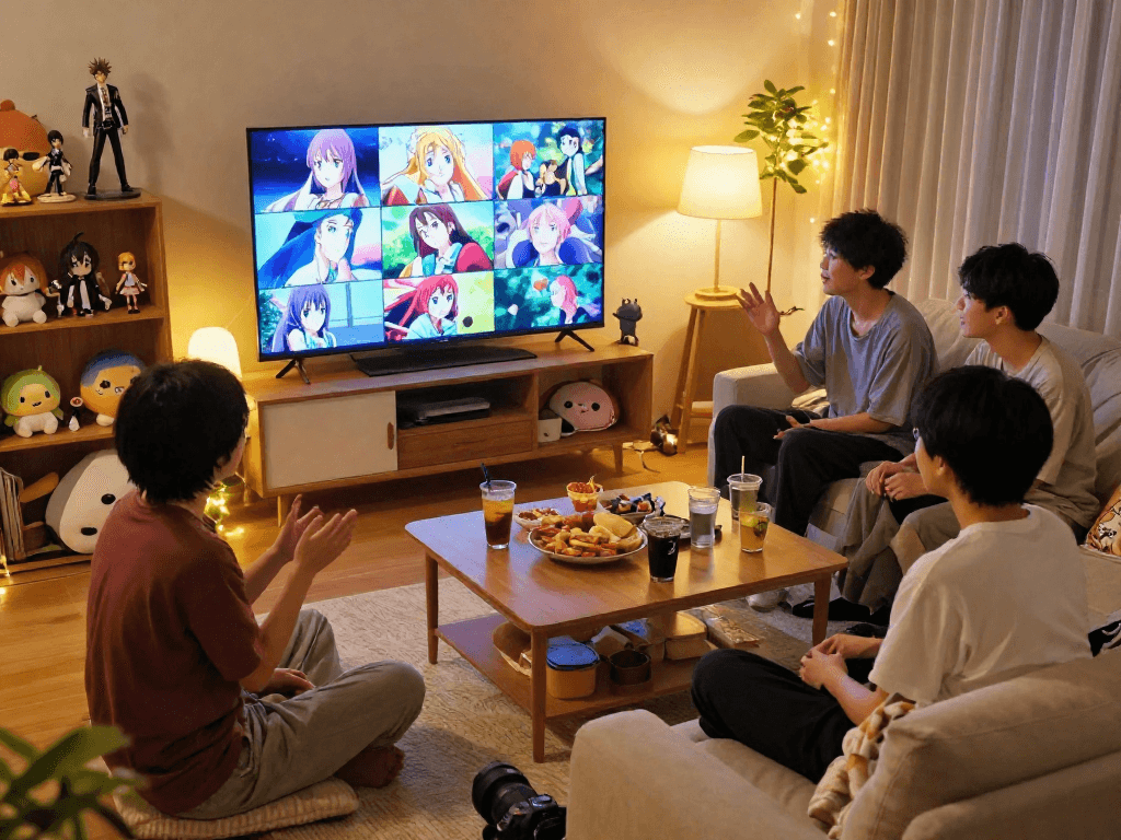 AnimePlay: Momen berkumpulnya penggemar anime di ruang tamu yang nyaman.