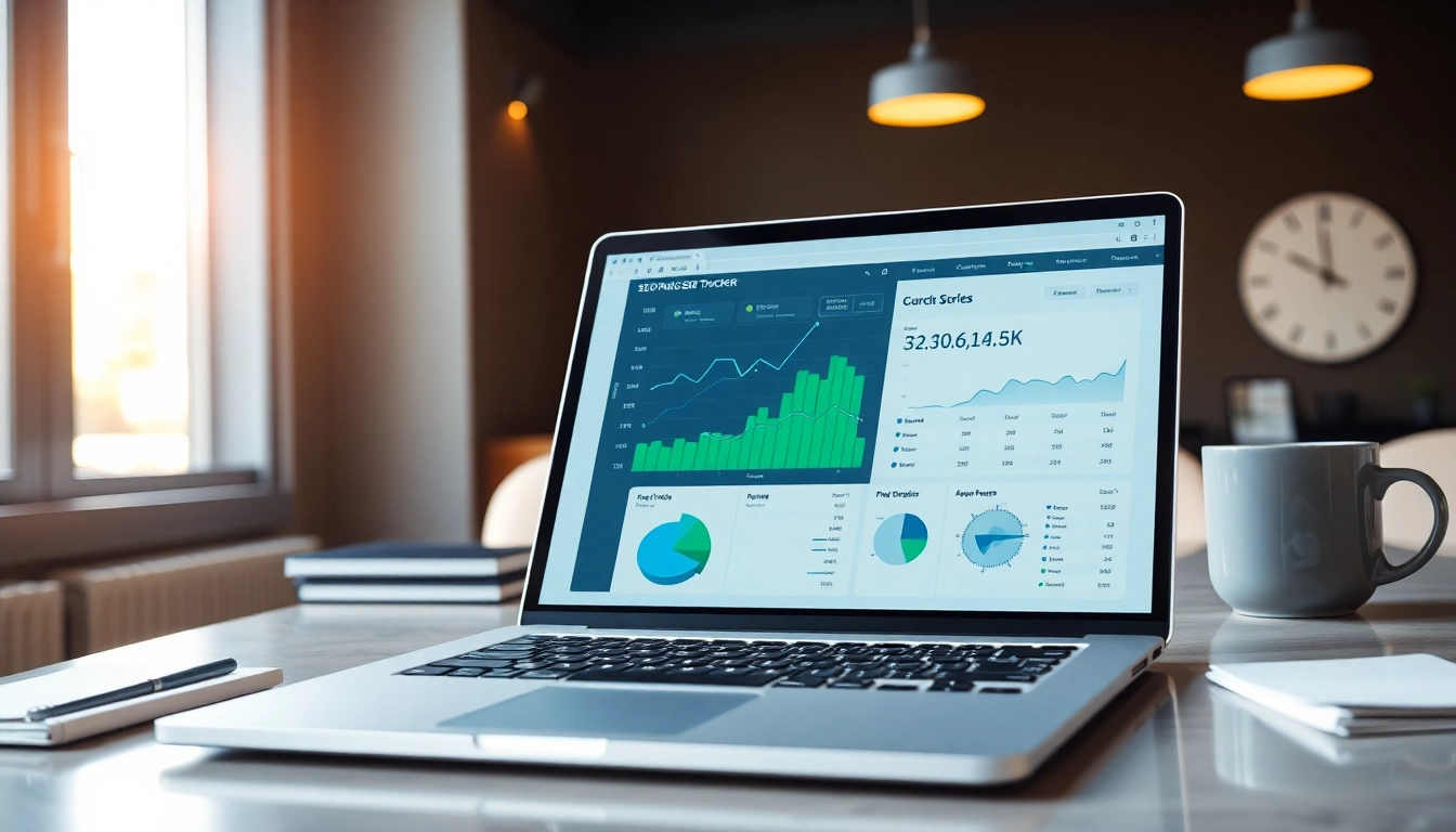 Optimize your strategy with the SEO Rank Tracker displayed on a modern laptop.