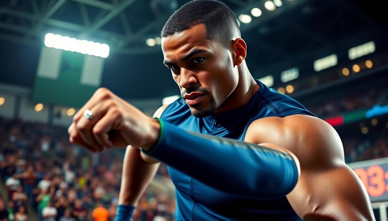 Athlet zeigt seine Stärke in Phantom Athletics Ausrüstung während eines Wettkampfs.