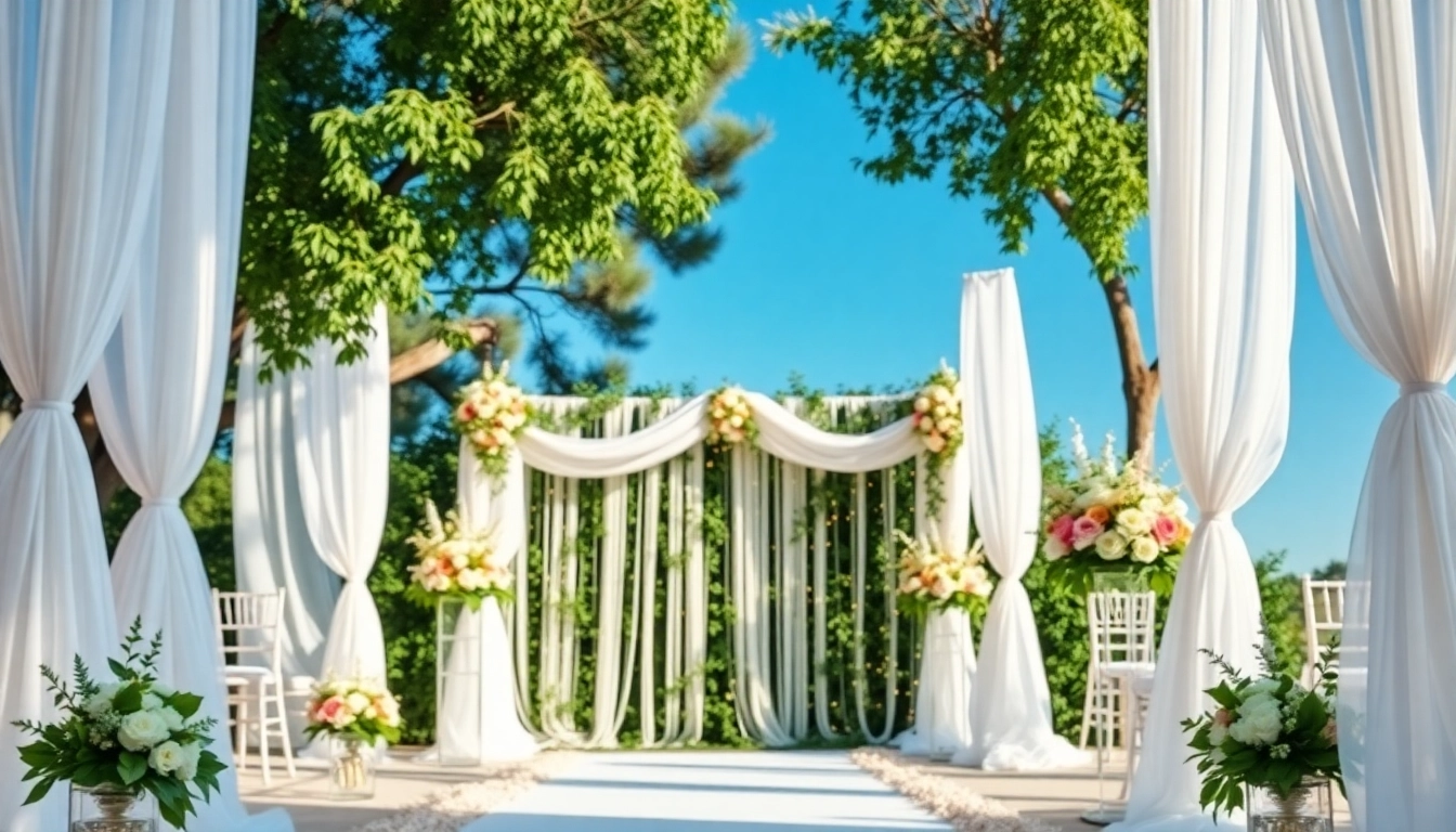 Capture the charm of a Jacksonville Wedding Venue with stunning decorations and a romantic setting.