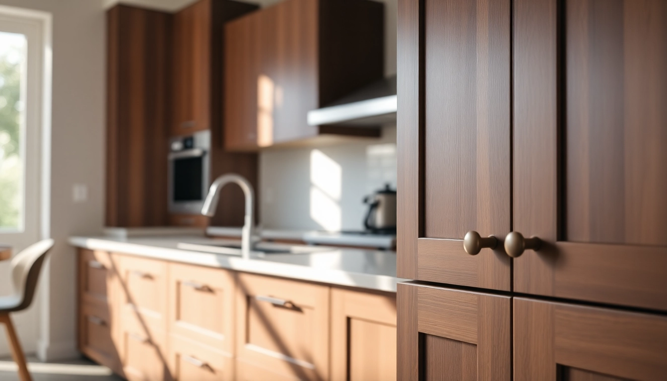 Cabinet Refacing Saint Petersburg FL showcased with modern cabinetry in a bright kitchen setting.