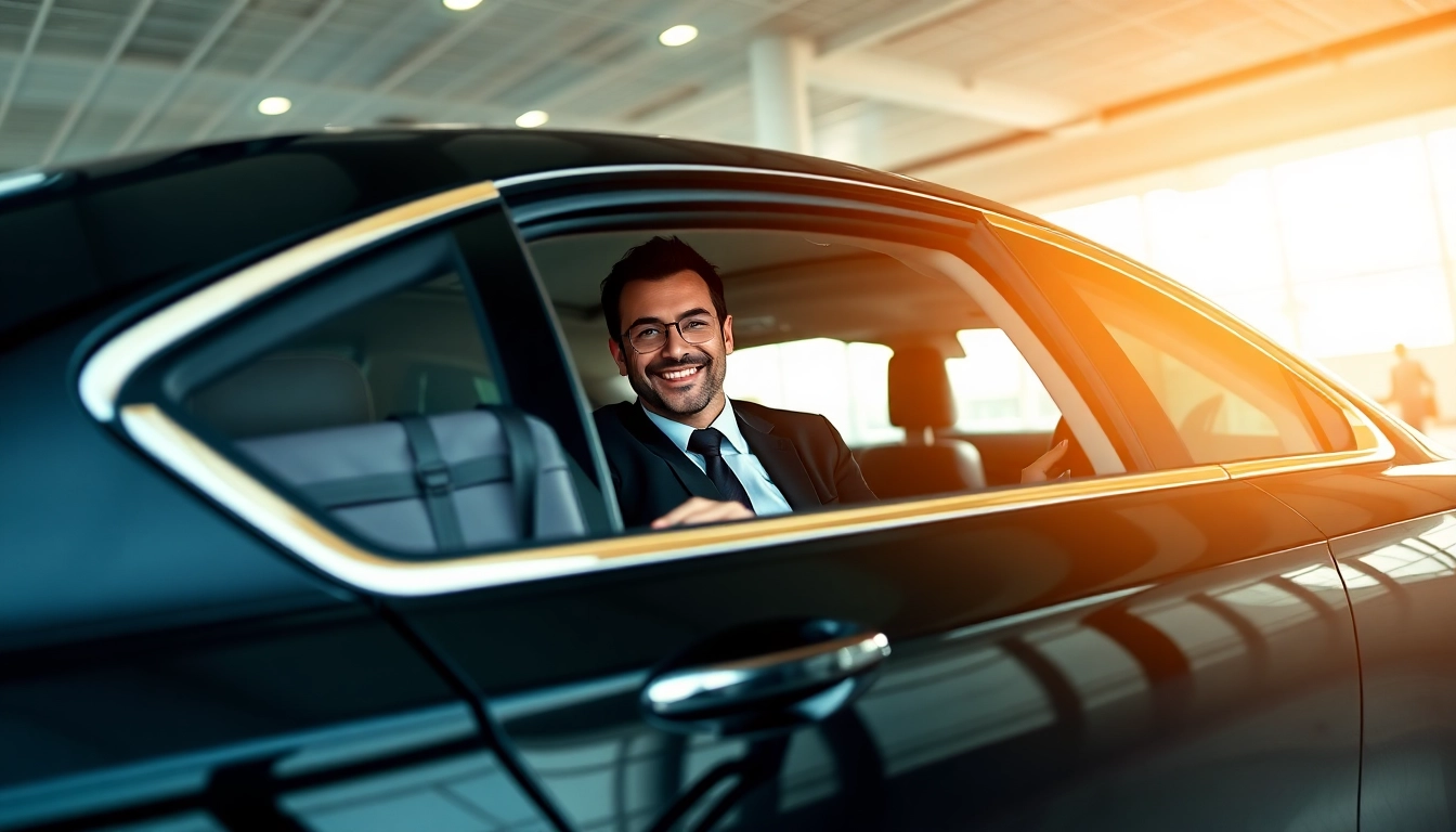Experience seamless Private Airport Transfers with a professional driver loading luggage in a luxury sedan.