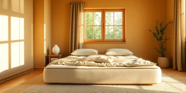 Ritira il topper materasso per una notte di relax e comfort, evidenziando la sua qualità e differenza.