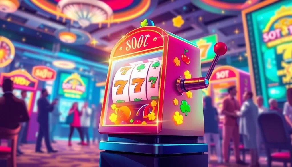 Putar pakde4d slot di mesin slot menarik dengan simbol keberuntungan yang hidup.