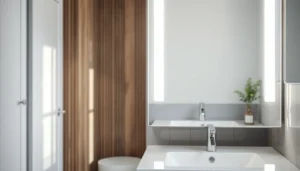 sonni Spiegelschrank mit stilvollem Design und praktischen Funktionen im Badezimmer