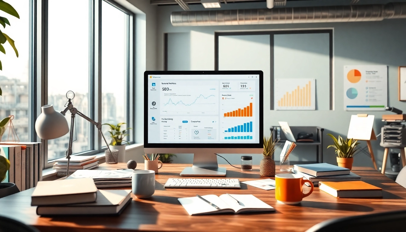 Analyze seo price malaysia through an engaging graphic design workspace illustration.