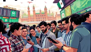 Bettors enjoying the best sports betting sites Mexico in a lively sportsbook atmosphere.