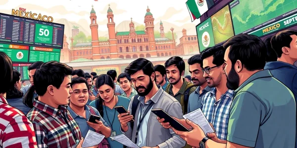 Bettors enjoying the best sports betting sites Mexico in a lively sportsbook atmosphere.