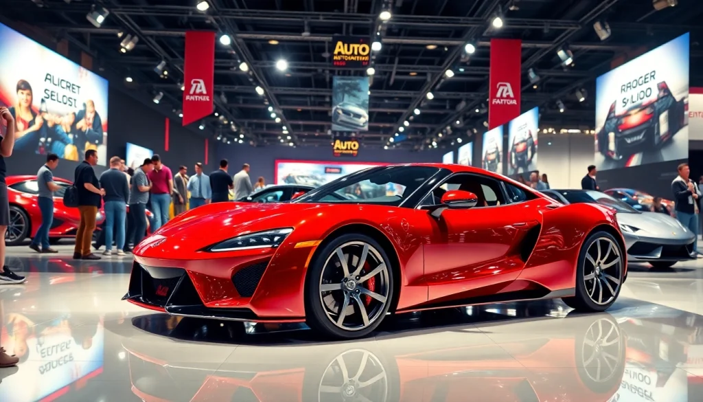 Experience the excitement of the Auto Cars Show with vibrant displays and engaging attendees.