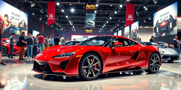 Experience the excitement of the Auto Cars Show with vibrant displays and engaging attendees.