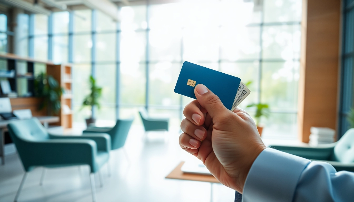 카드 현금화 과정에서 현금을 세는 사람의 모습입니다.