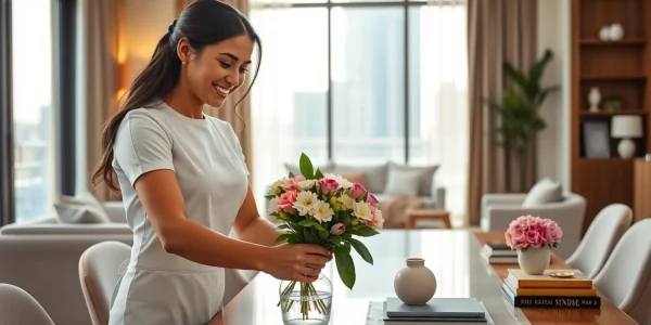 Reliable maid agency Dubai offering exceptional maid services in a luxurious home setting.