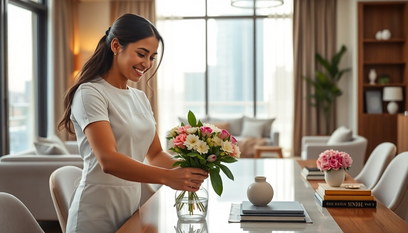 Reliable maid agency Dubai offering exceptional maid services in a luxurious home setting.