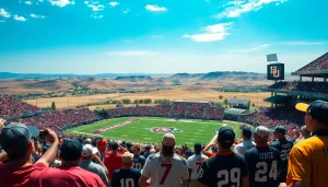 Experience Oklahoma sports betting with a vibrant crowd in an exciting sports atmosphere.