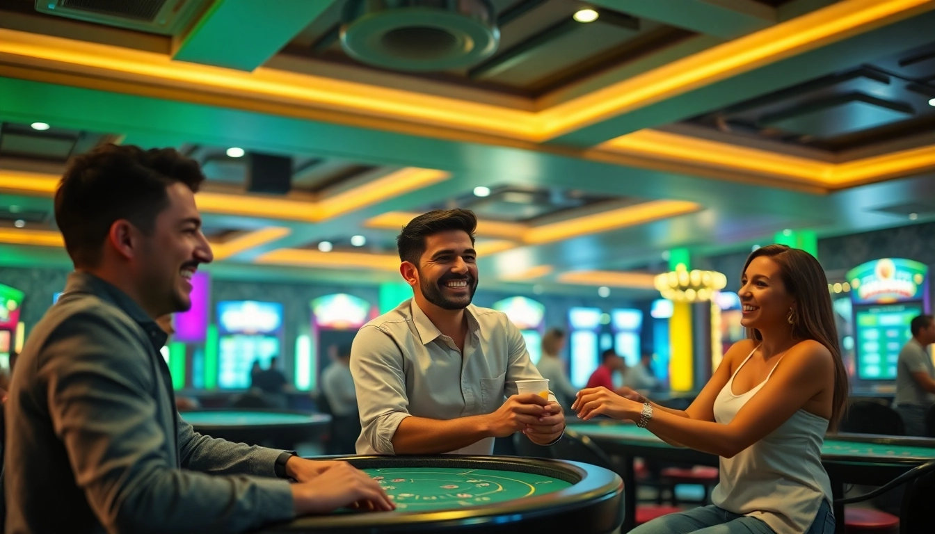 Apostadores se divertindo na casa de apostas bet da sorte, aproveitando a experiência de cassino ao vivo.