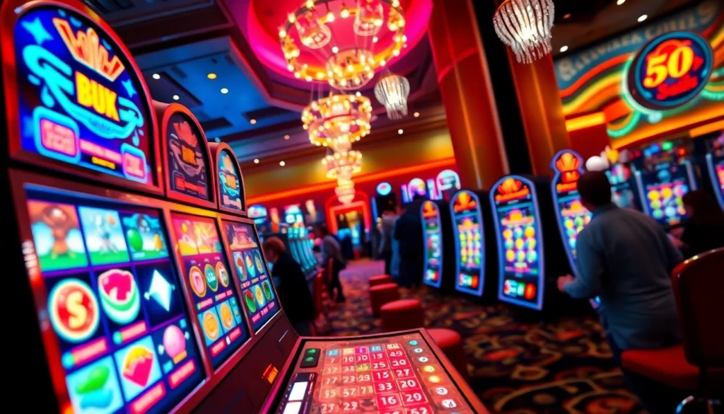 Menangkan hadiah menarik dengan slot bet 50 perak pada mesin slot yang berkilau.