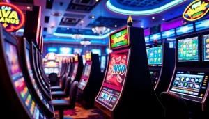 Permainan menarik di Istana777 Situs dengan slot mesin berwarna cerah dan suasana energik.