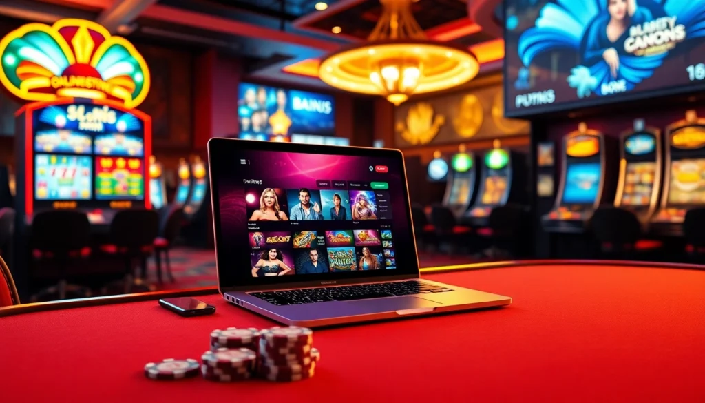 Experience thrilling online casinos in Canada with vibrant gaming options and engaging atmosphere.