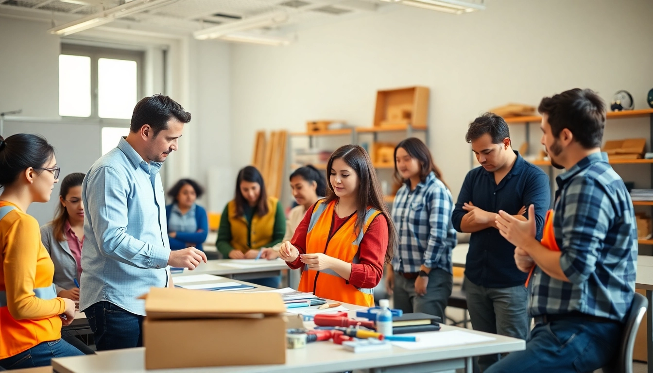 Enhancing construction education in Colorado with engaged students in a modern classroom.