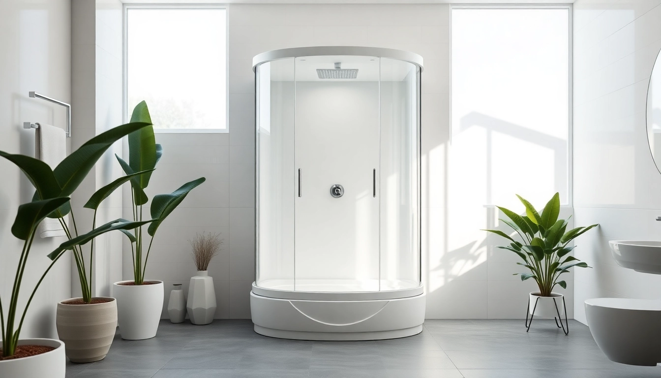 Genießen Sie die moderne duschkabine 100x100 in einem stilvollen Badezimmer-Setup.