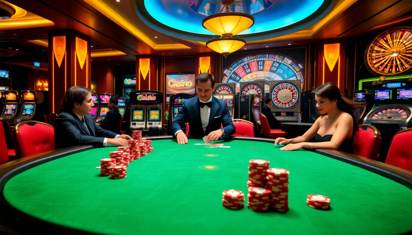 Experience the excitement of U 888 in a luxurious casino setting with high-stakes poker.