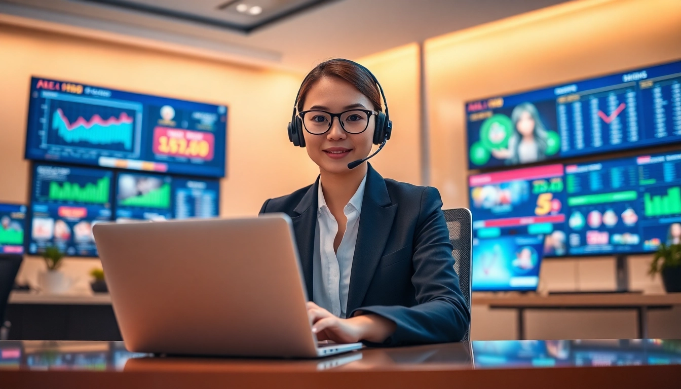 Customer service representative at 슈어맨 providing gambling safety verification services.