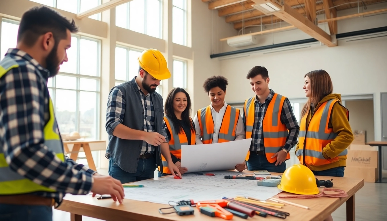 Enhancing construction workforce development through collaborative training workshop activities.