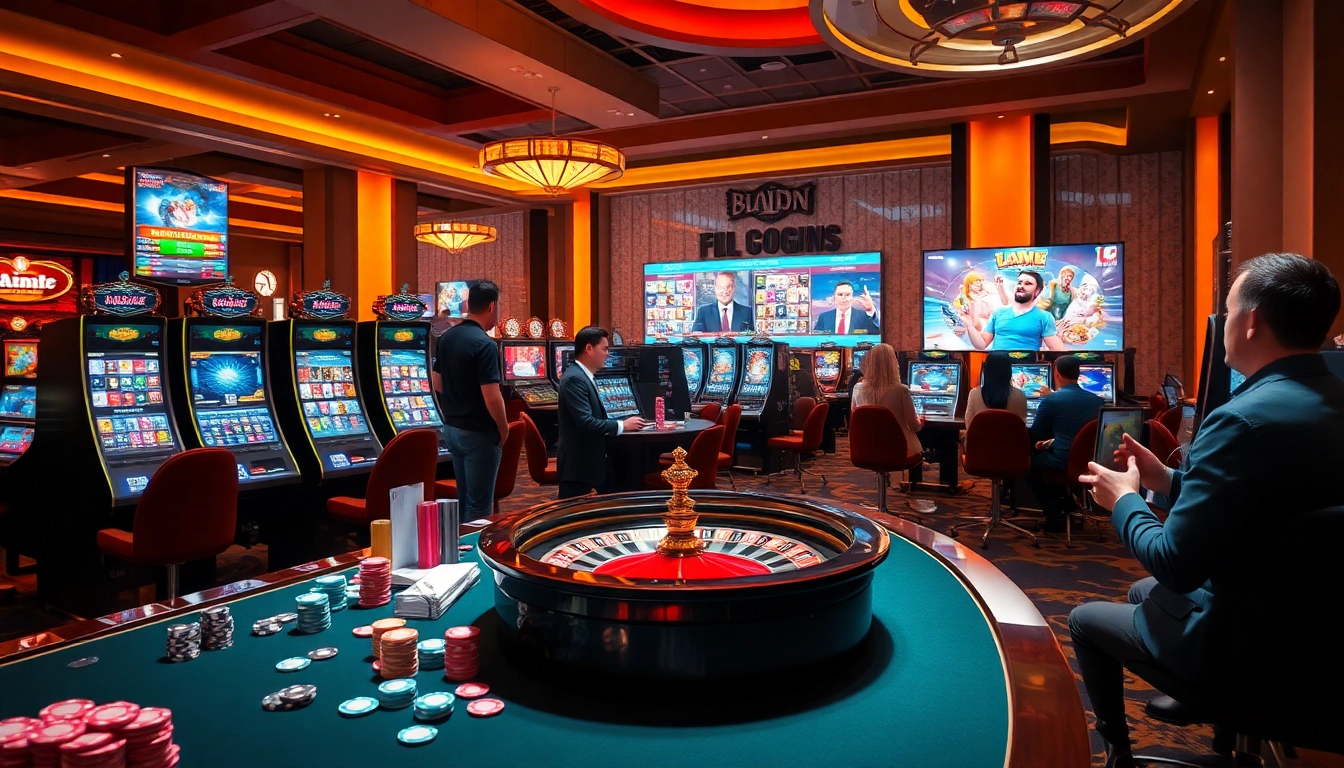 Casino en ligne France présentant des tables vibrantes, des machines à sous excitantes et des expériences de jeu immersives.